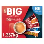 Nestlé Kitkat and Friends Big Biscuit Box | 69 x Chocolate Biscuit Bars - KitKat, Blue Riband, Toffee Crisp | Bulk Chocolate Box 1.357kg